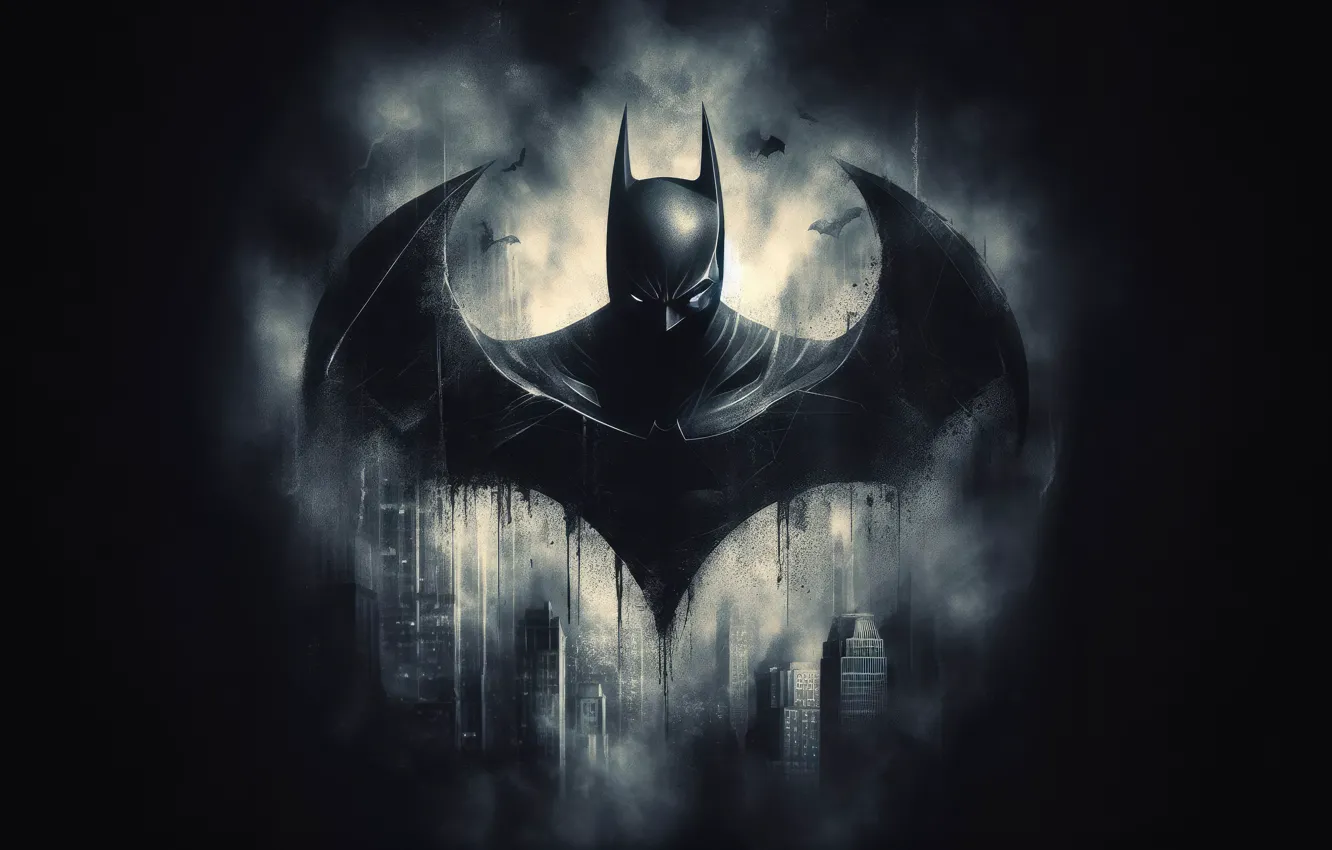 Photo wallpaper Batman, night, Patrol