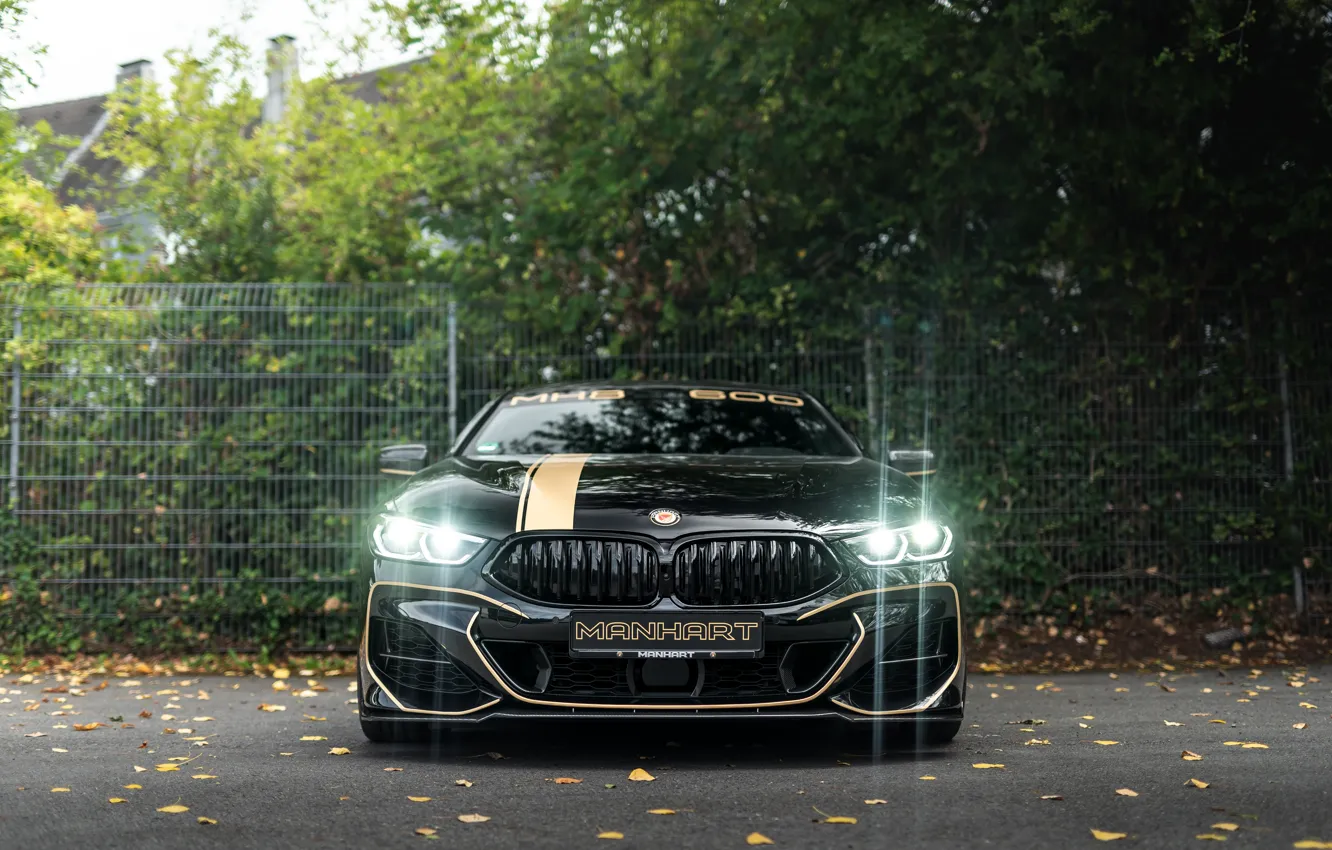 Photo wallpaper lights, BMW, front view, Manhart, 8-Series, 2019, G15, M850i