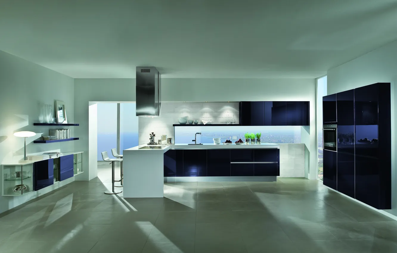 Photo wallpaper design, house, style, Villa, interior, kitchen