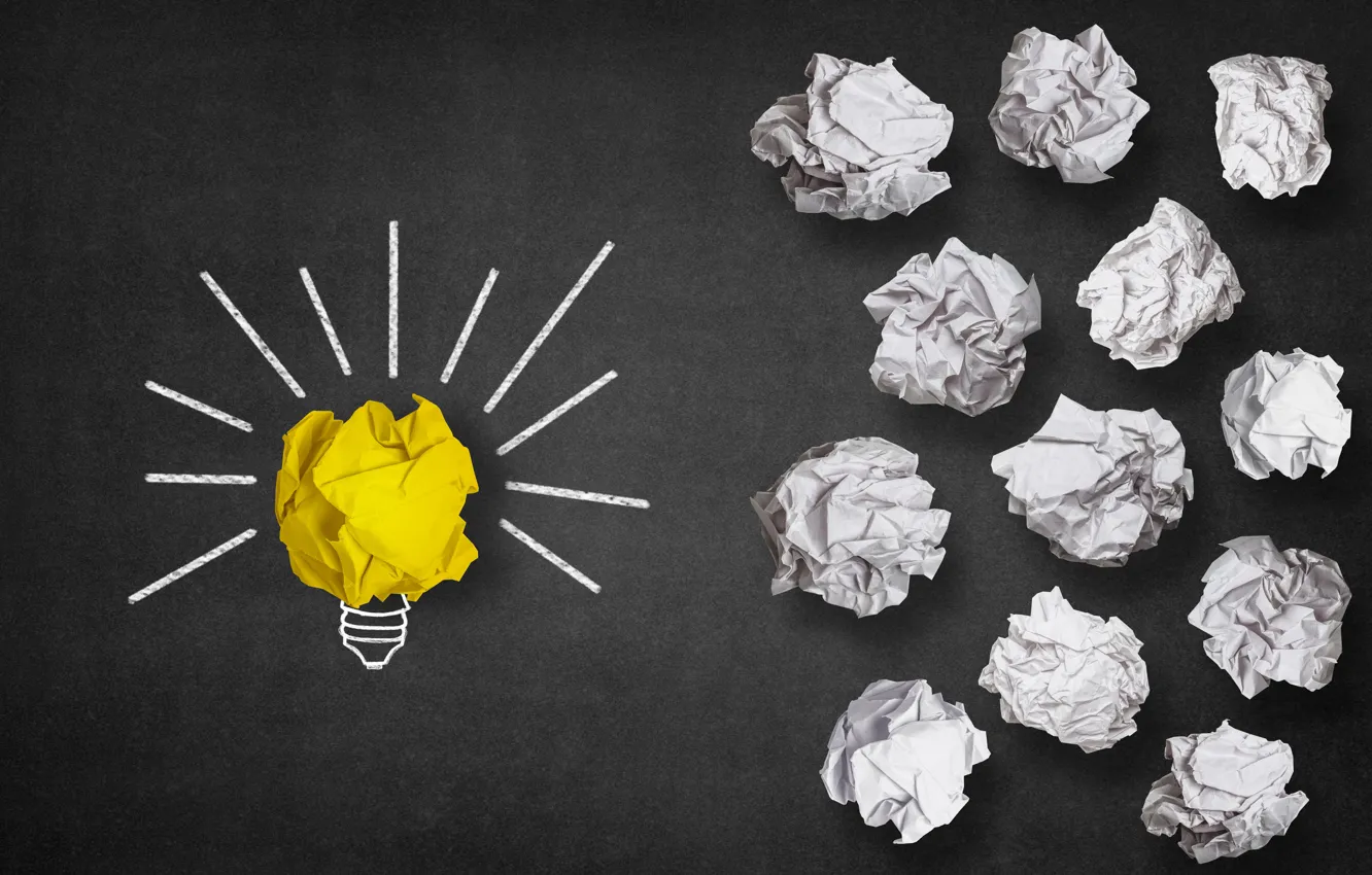 Photo wallpaper paper, figure, lamp, minimalism