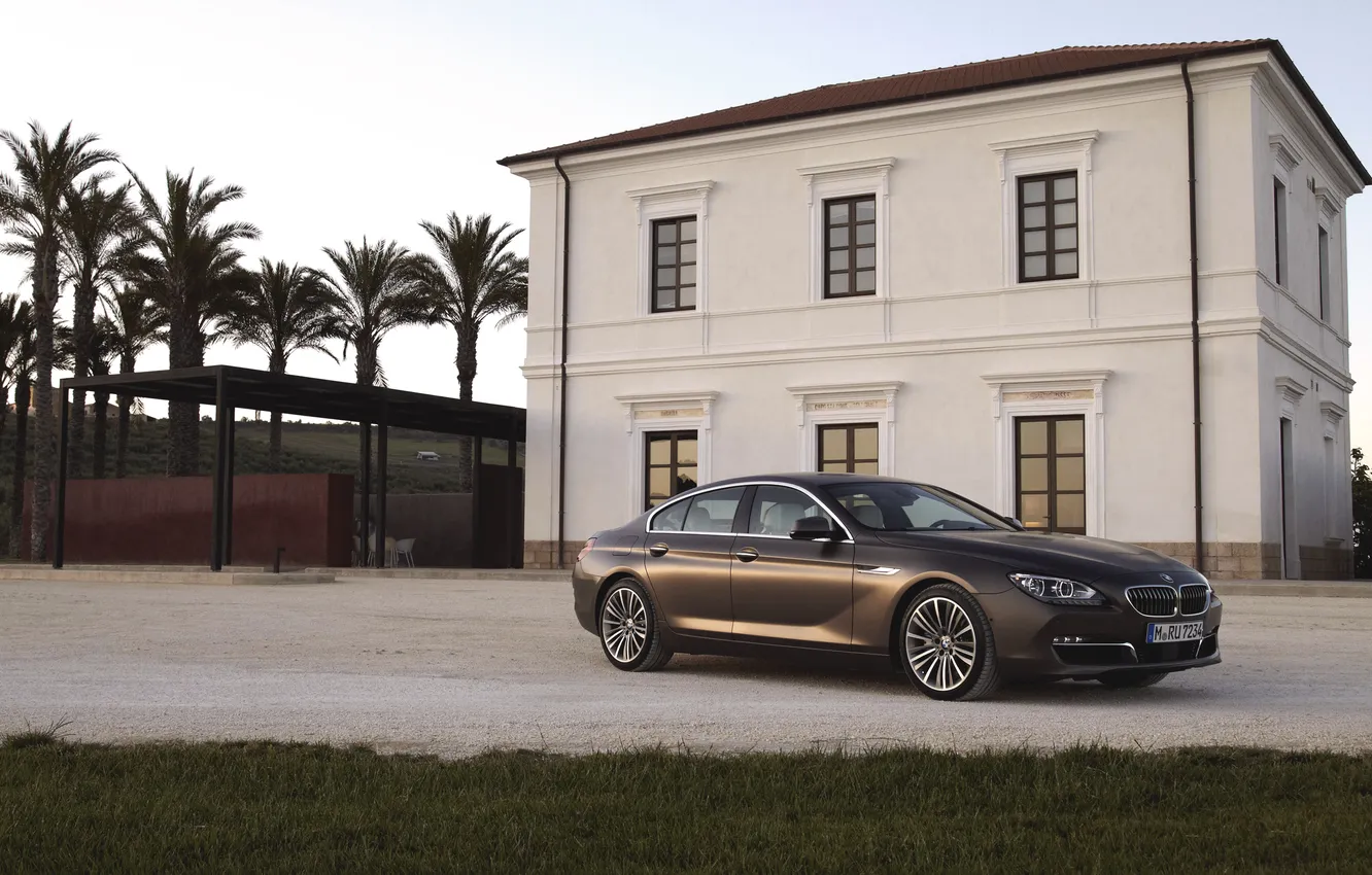 Photo wallpaper machine, auto, grey, BMW, home, BMW, sedan, the front