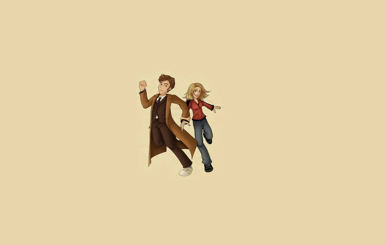 Photo wallpaper girl, background, figure, art, male, Doctor Who, Doctor Who, Tenth Doctor