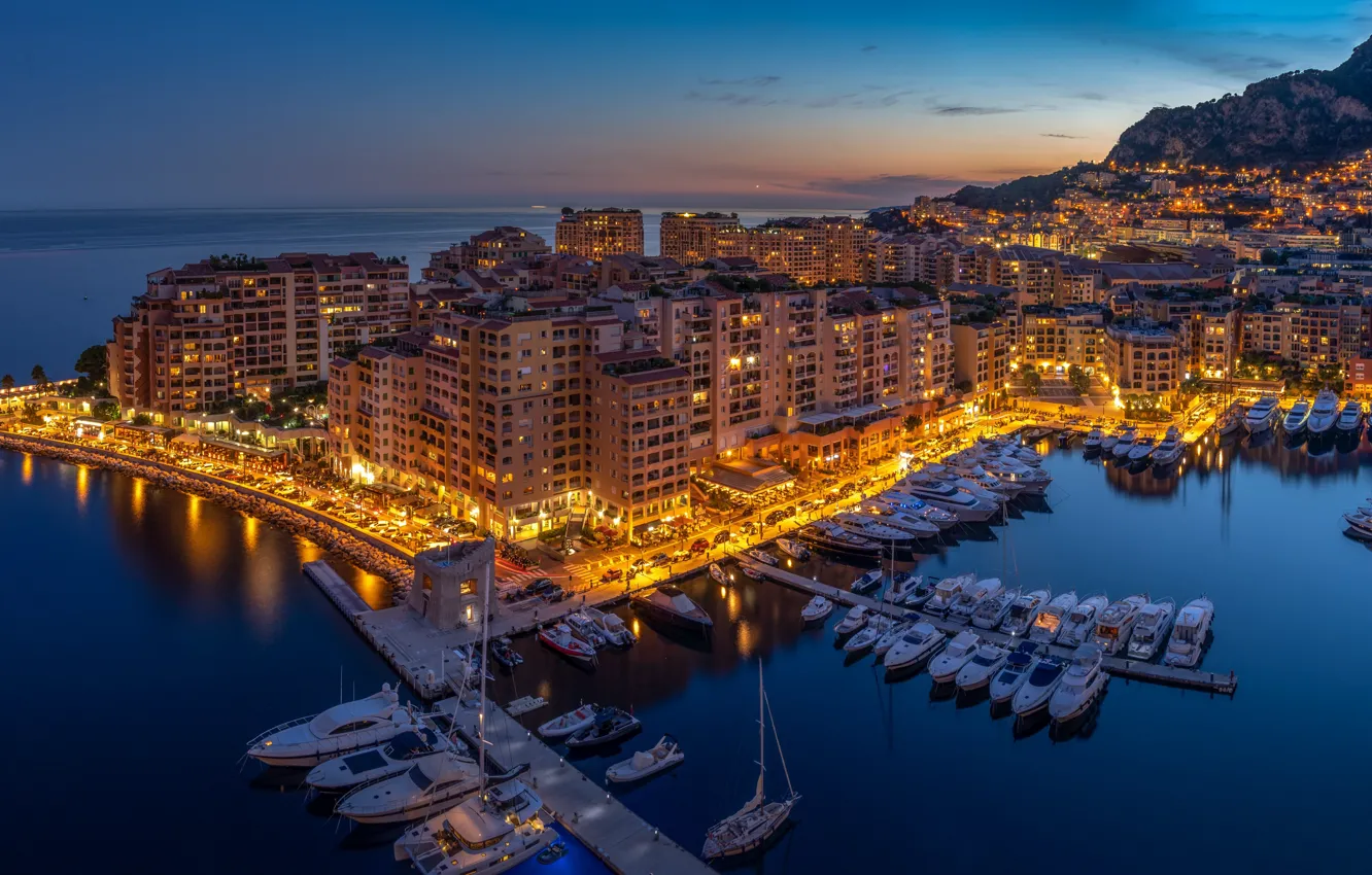 Photo wallpaper home, harbour, Monaco, Monte Carlo