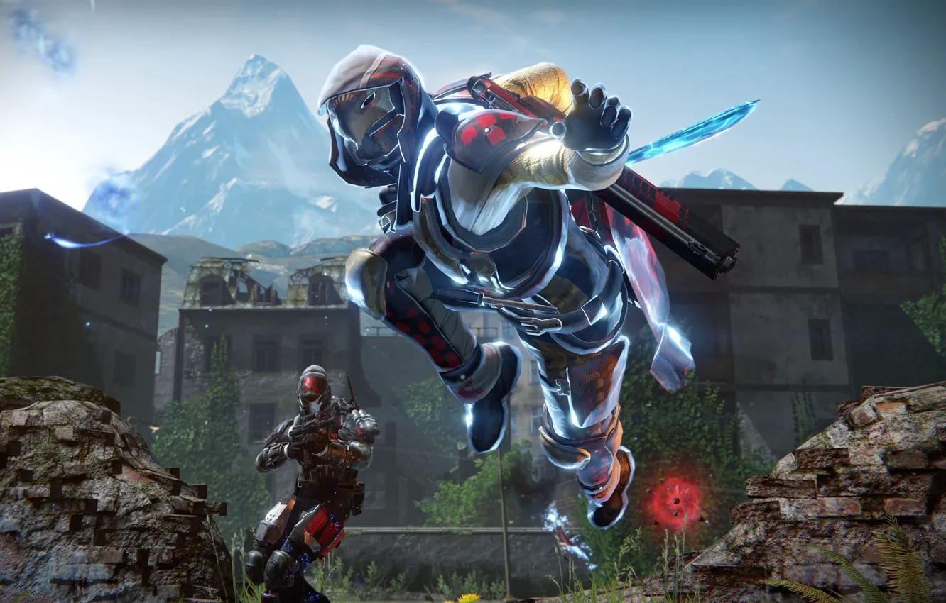 Photo wallpaper battlefield, game, soldier, sky, war, online, fight, bow