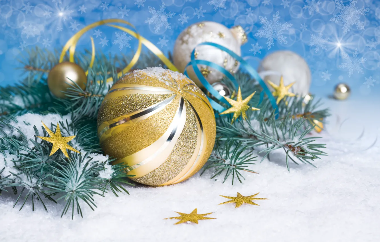 Photo wallpaper balls, decoration, holiday, New Year, Christmas, Christmas, New Year, 2015