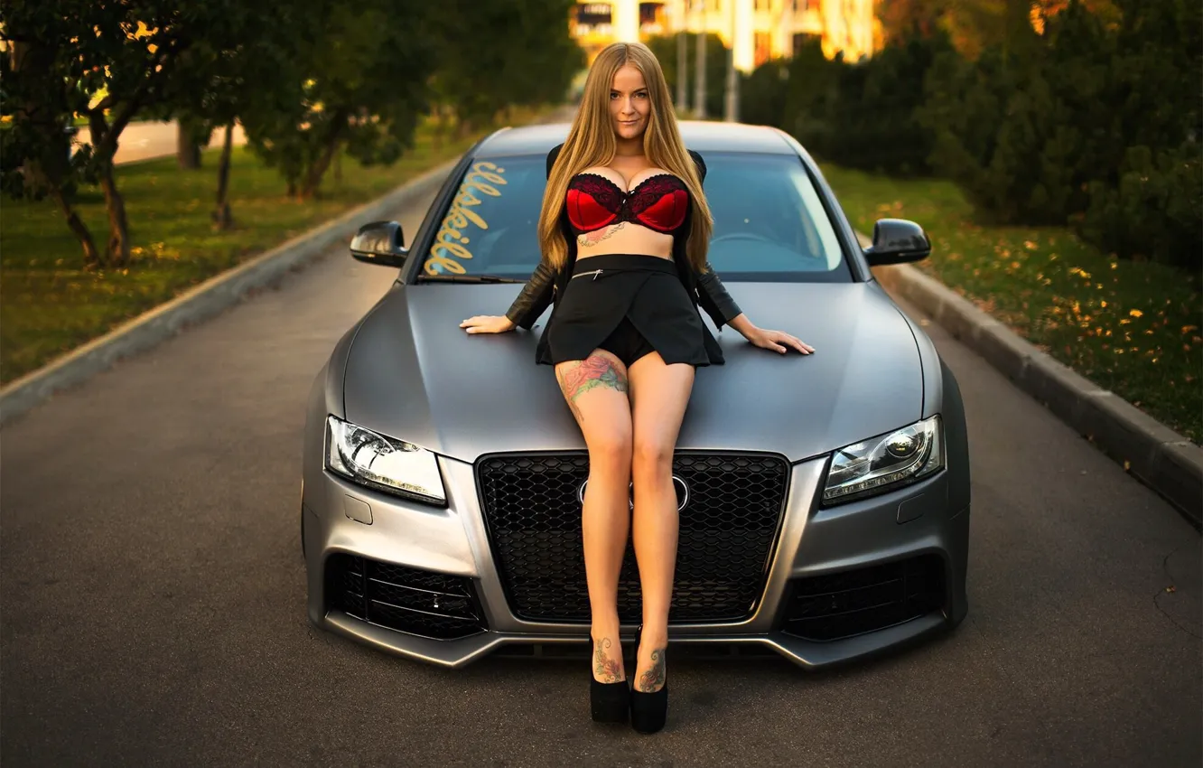 Photo wallpaper chest, beautiful, Temnikova