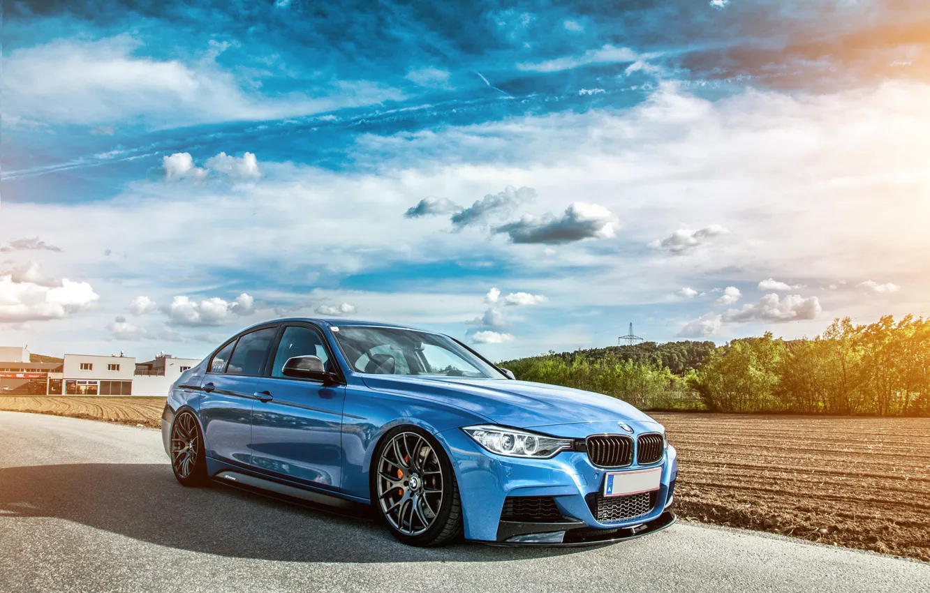 Photo wallpaper BMW, tuning, 335i, F30, stance