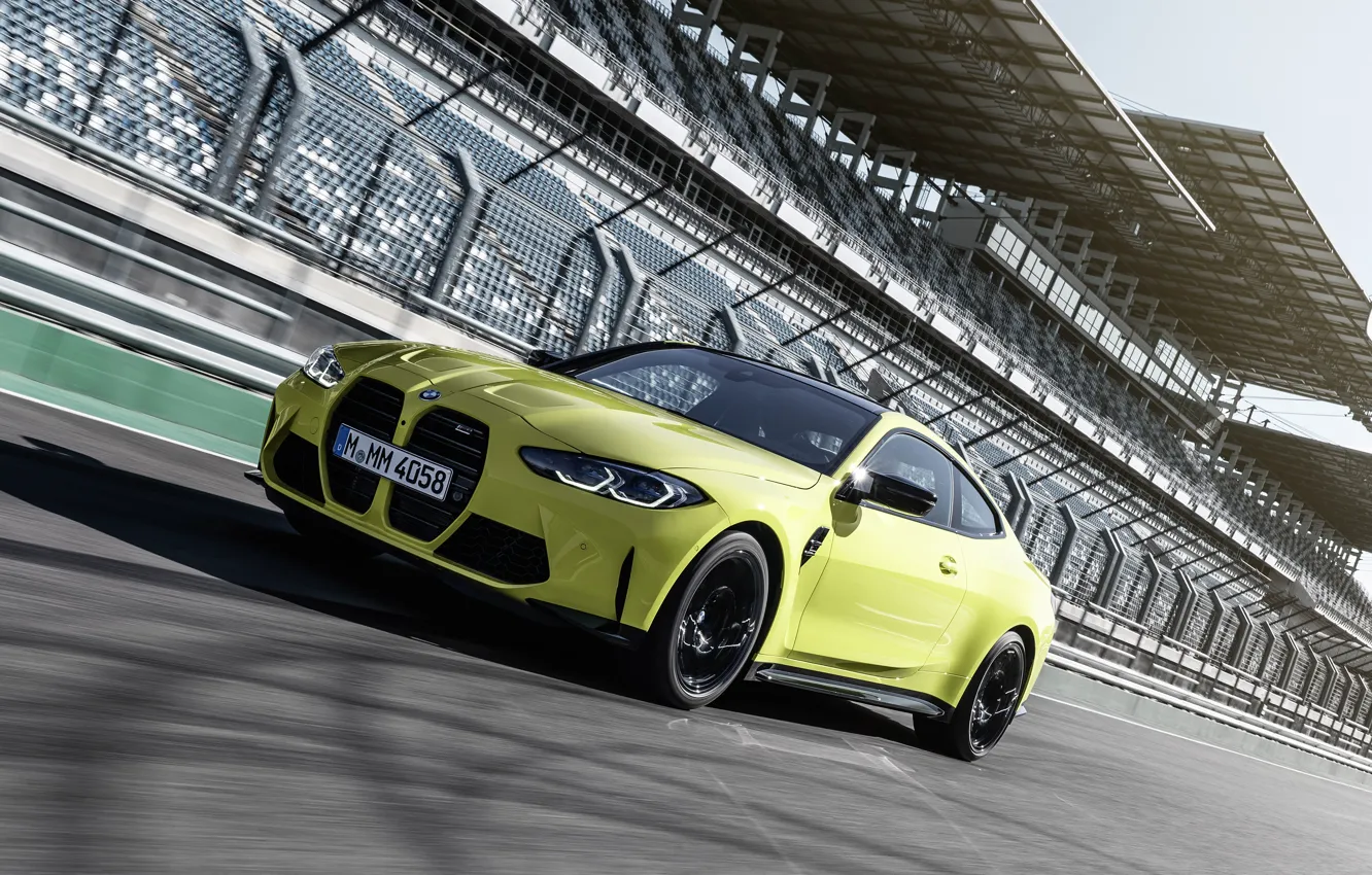 Photo wallpaper BMW, Competition, 4k, M4, 2021
