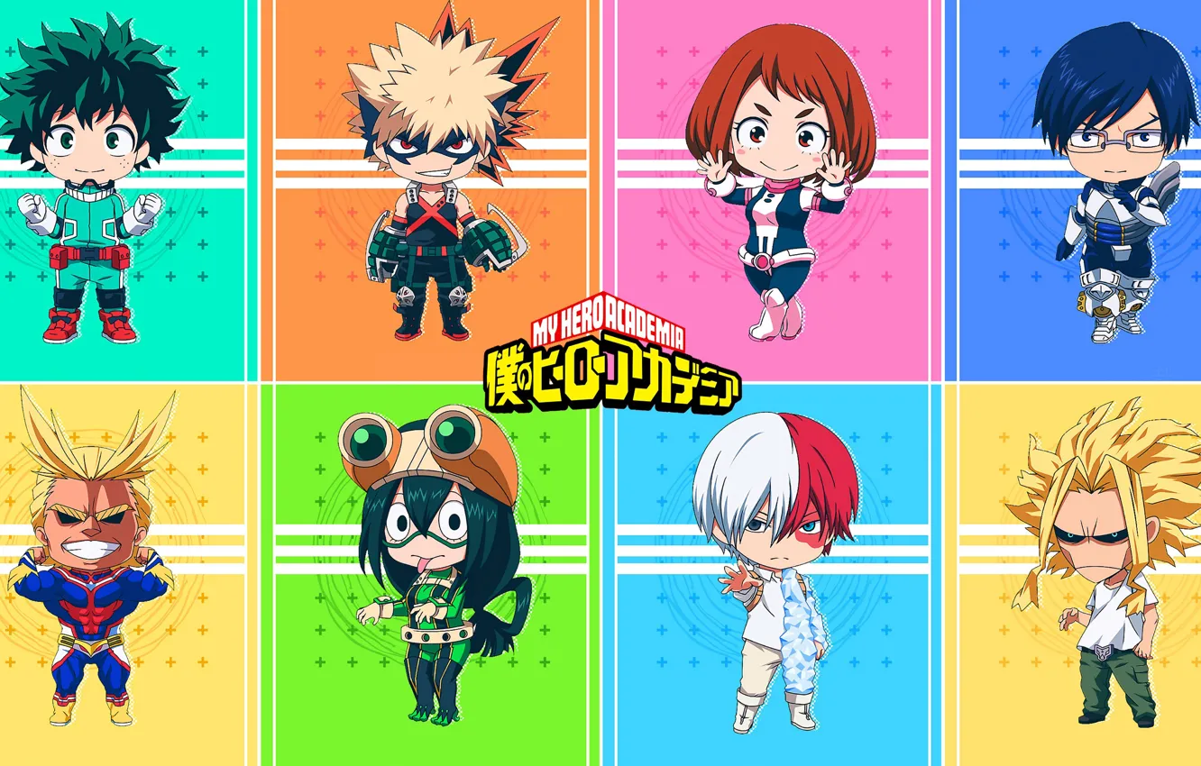 Photo wallpaper fire, girl, ice, mecha, anime, hero, manga, powerful