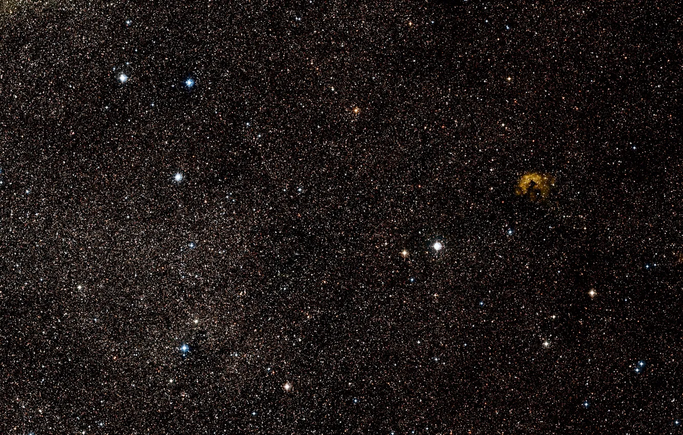 Photo wallpaper Stars, APEX, Wide Field Overview, Nova Vulpeculae 1670, Constellation of Vulpecula, Stellar Collision