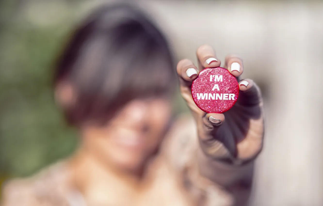 Photo wallpaper red, icon, the winner