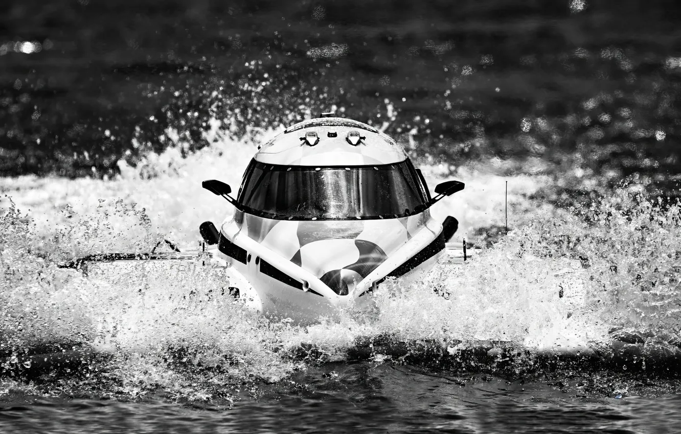 Photo wallpaper race, boat, speed