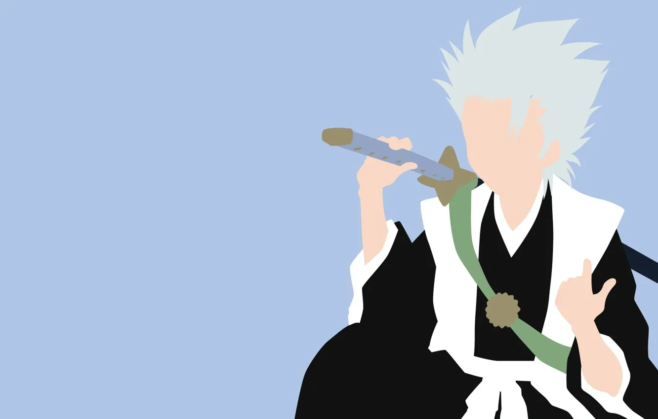 Photo wallpaper sword, game, Bleach, anime, chibi, katana, man, boy