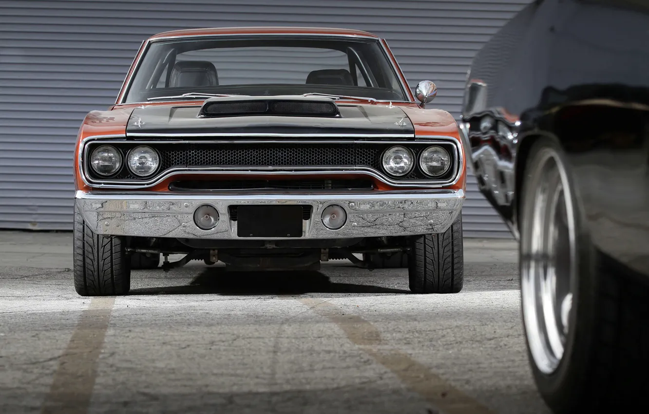 Photo wallpaper Muscle, Cars, Plymouth, Road Runner, Mopar, Plymouth Road Runner