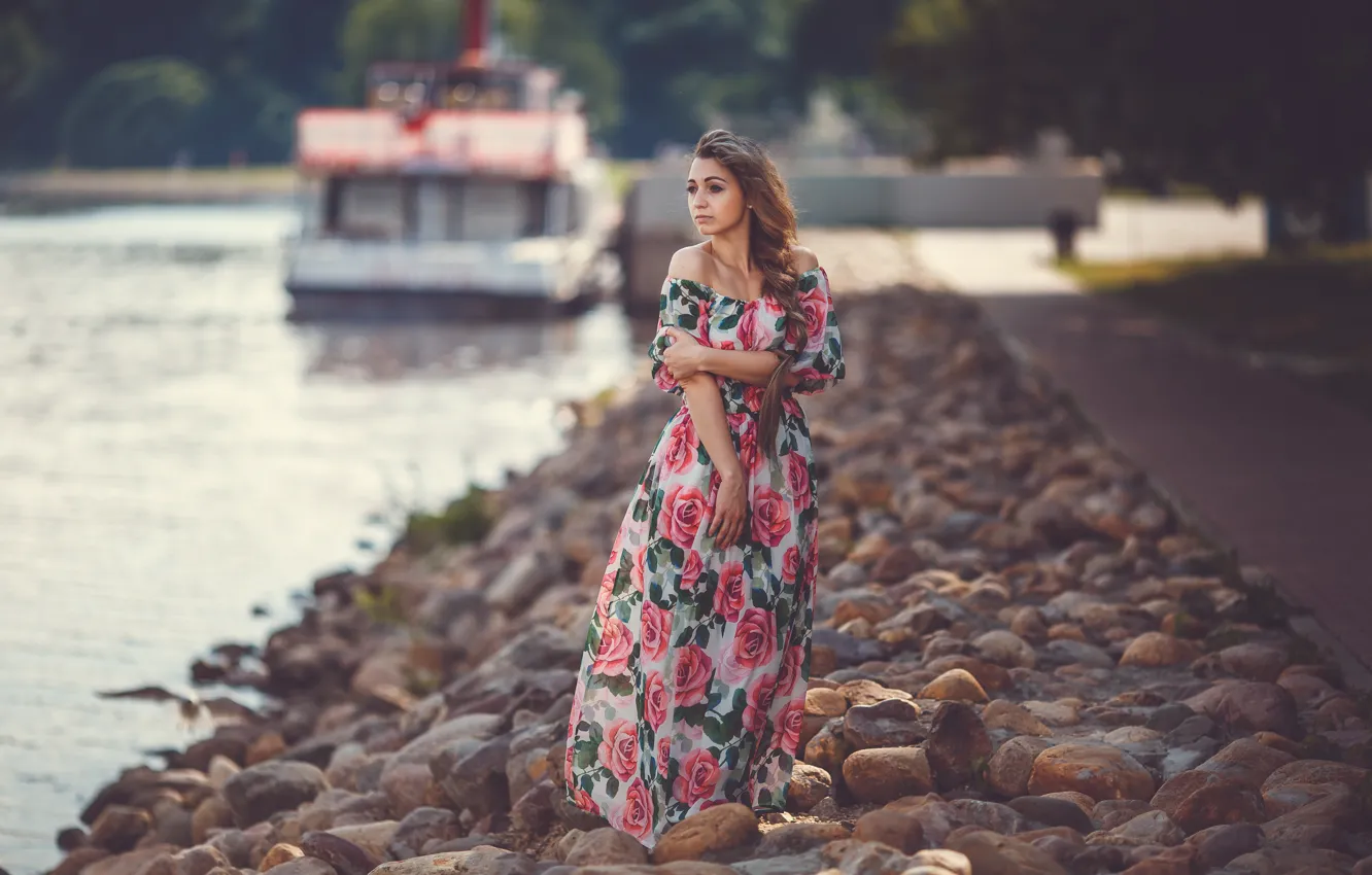 Photo wallpaper summer, tenderness, mysterious look