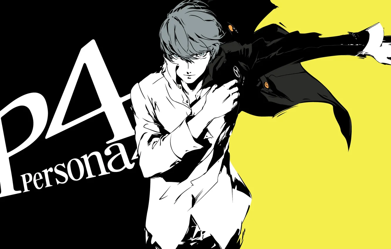 Photo wallpaper look, background, the game, anime, art, guy, Persona 4, Person 4
