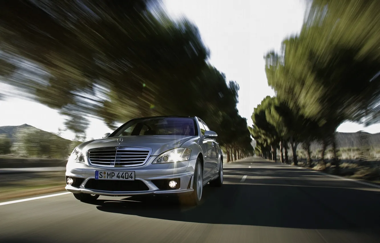 Photo wallpaper Mercedes-Benz, AMG, S-Class, S65, 221