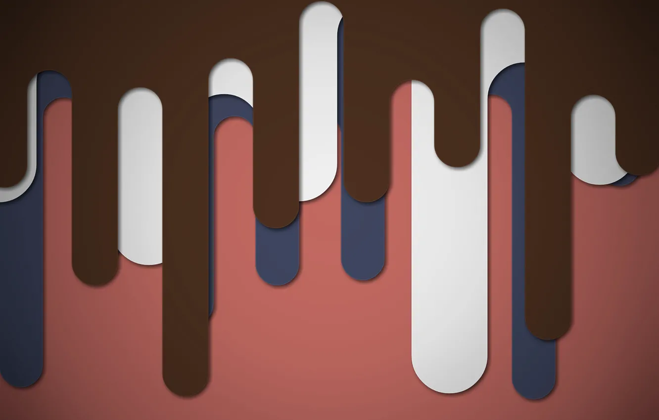 Photo wallpaper brown, design, color, material, coral