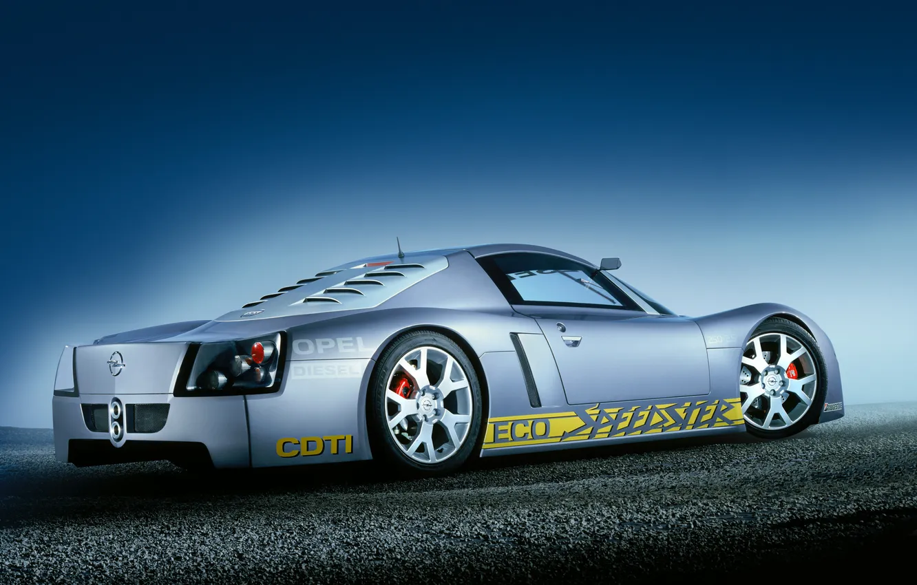 Photo wallpaper Concept, Opel, prototype, the concept car, 2002, racing car, Eco Speedster, Opel Eco Speedster Concept