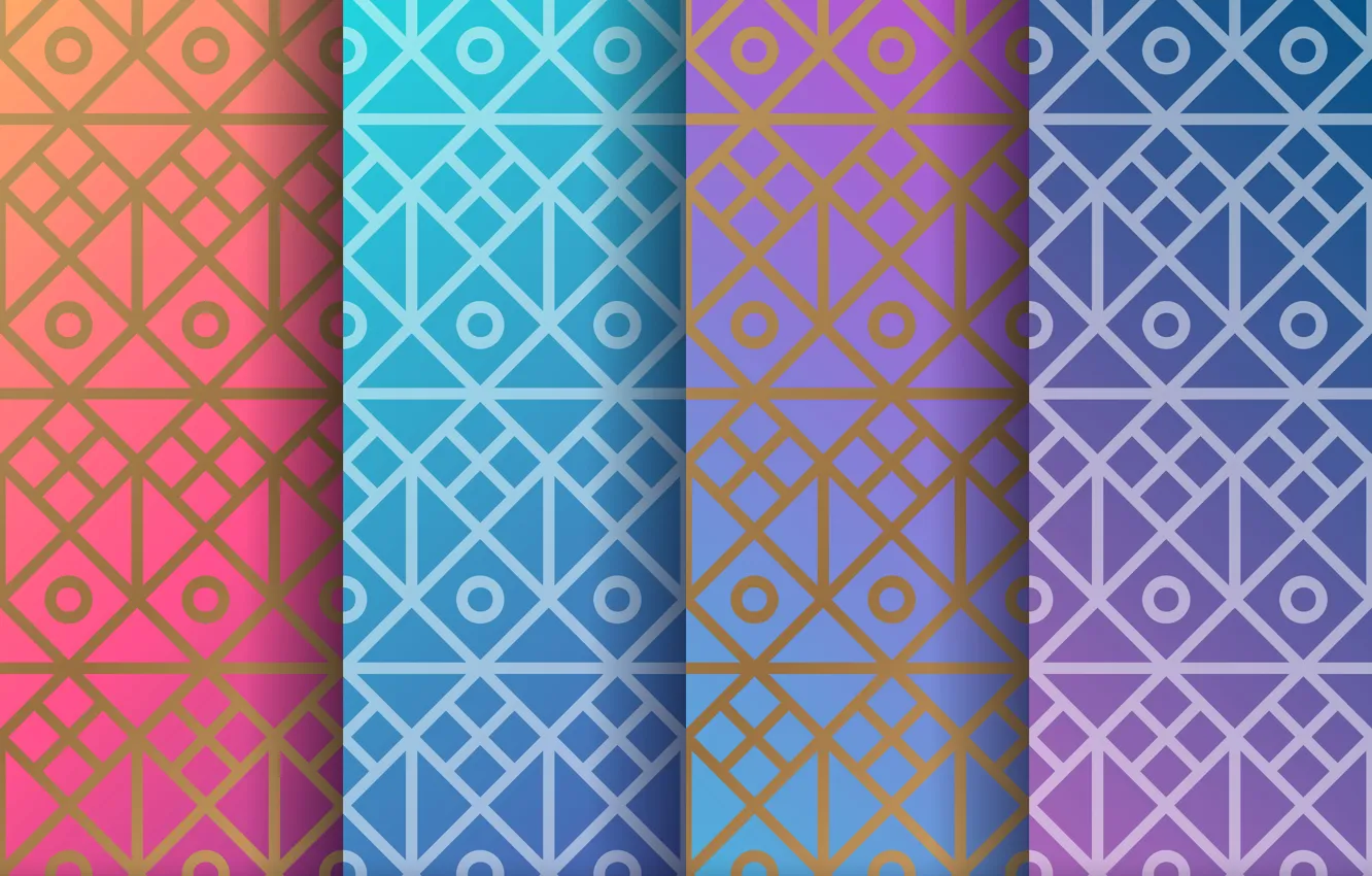 Photo wallpaper pattern, colors, ornament, pattern, seamless