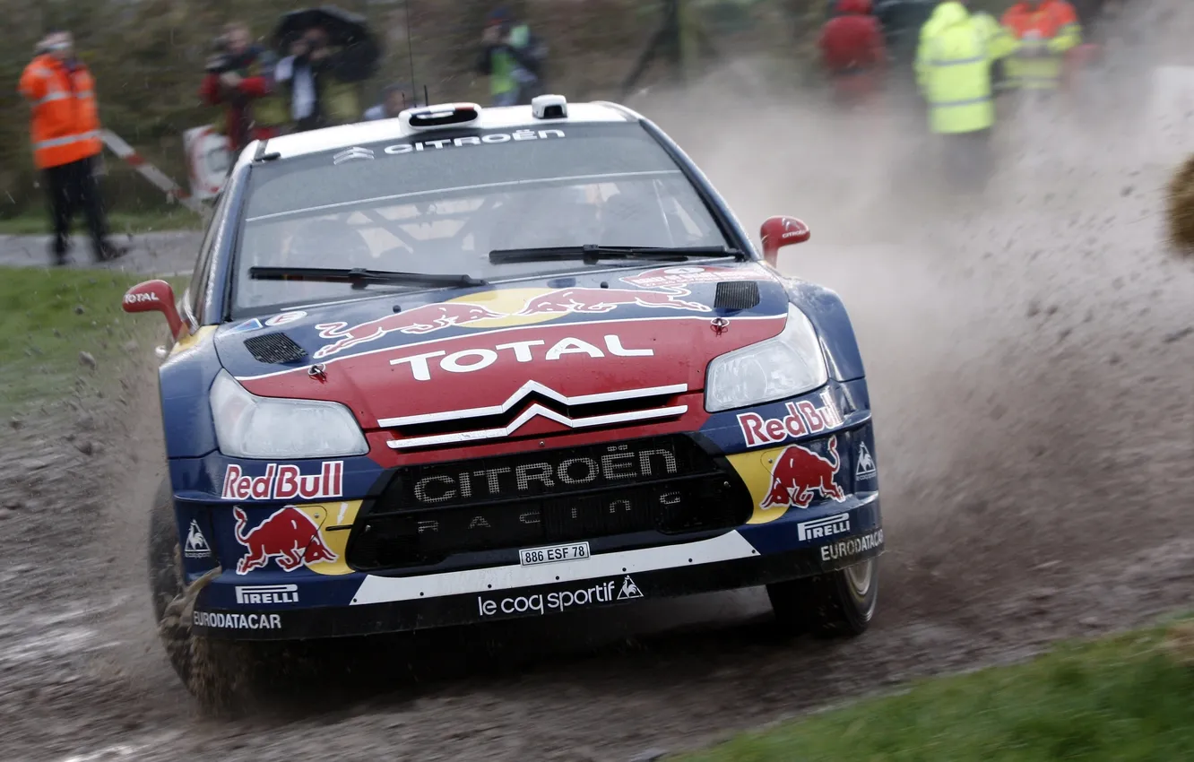 Photo wallpaper auto, race, sport, Citroen, Skid, Citroen, the front, Rally