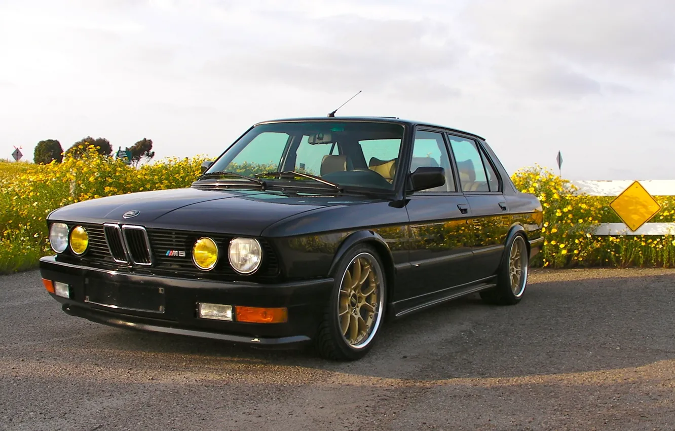 Photo wallpaper BMW, E28, m5