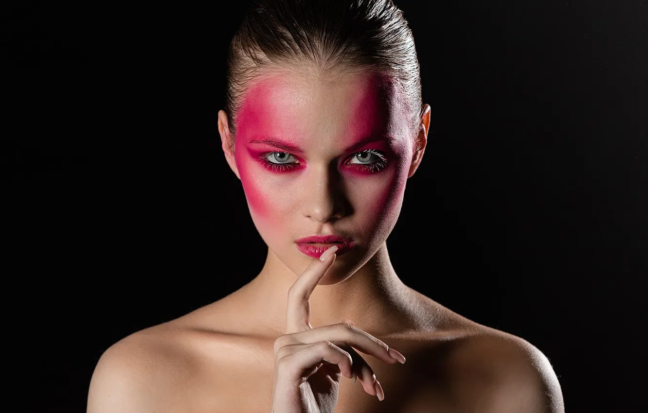 Photo wallpaper look, makeup, Alisa, Timofey Smirnov