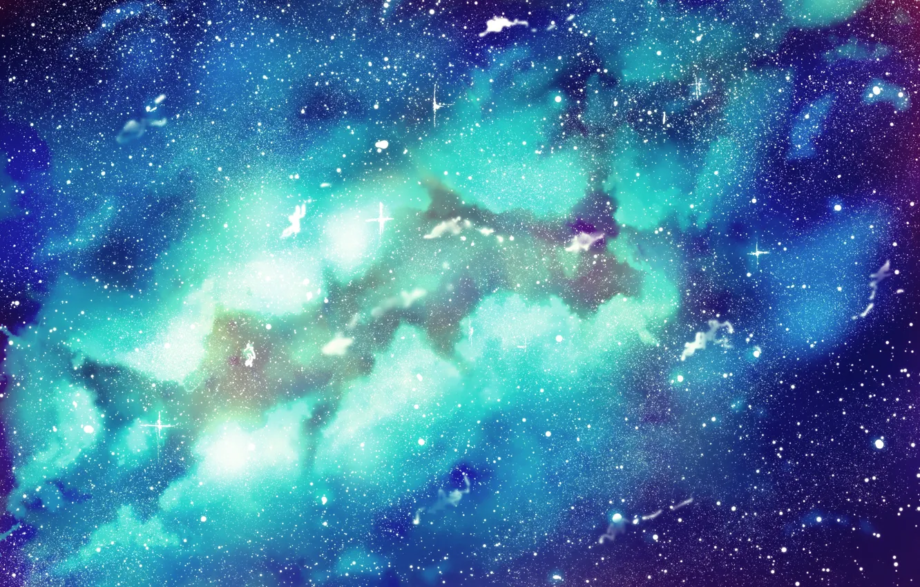 Photo wallpaper space, stars, nebula, space, nebula