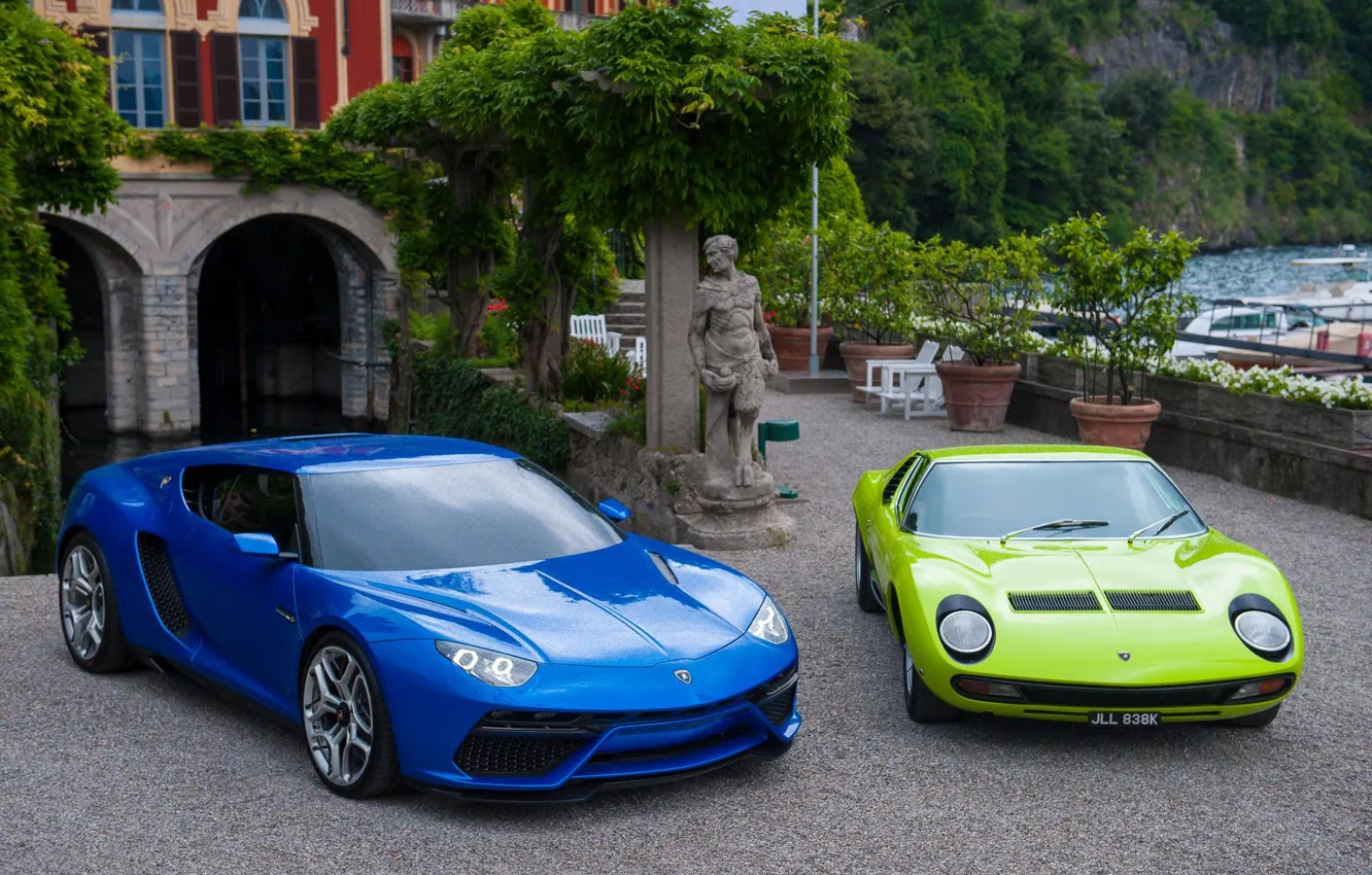 Photo wallpaper Lamborghini, and, Miura, supercars, Asterion, LPi-910