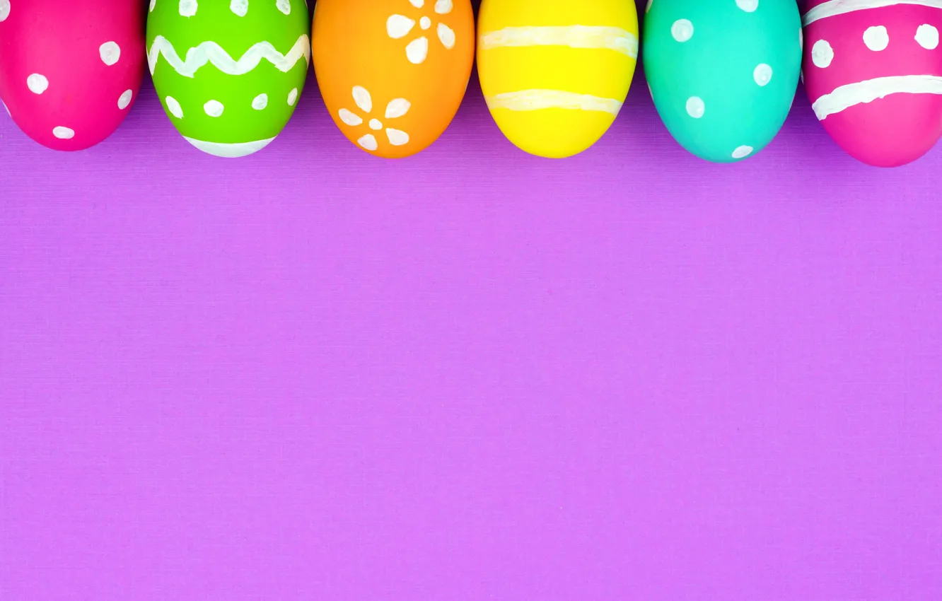 Photo wallpaper colorful, Easter, background, spring, eggs, happy easter, Easter eggs
