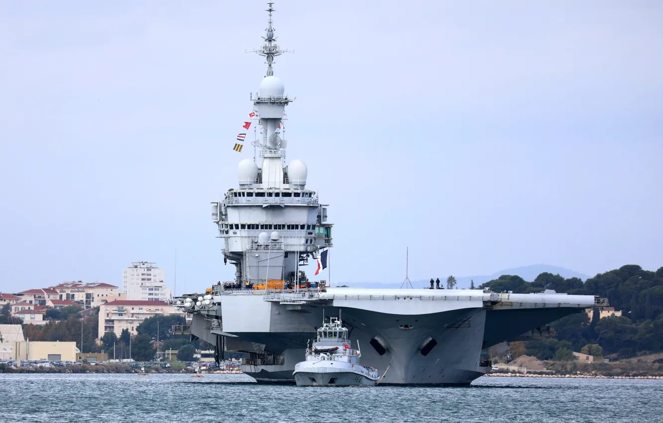 Photo wallpaper France, the carrier, Charles de Gaulle