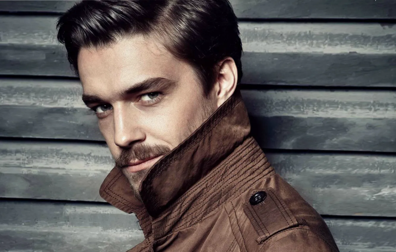 Photo wallpaper actor, cloak, raised collar, Maxim Matveev