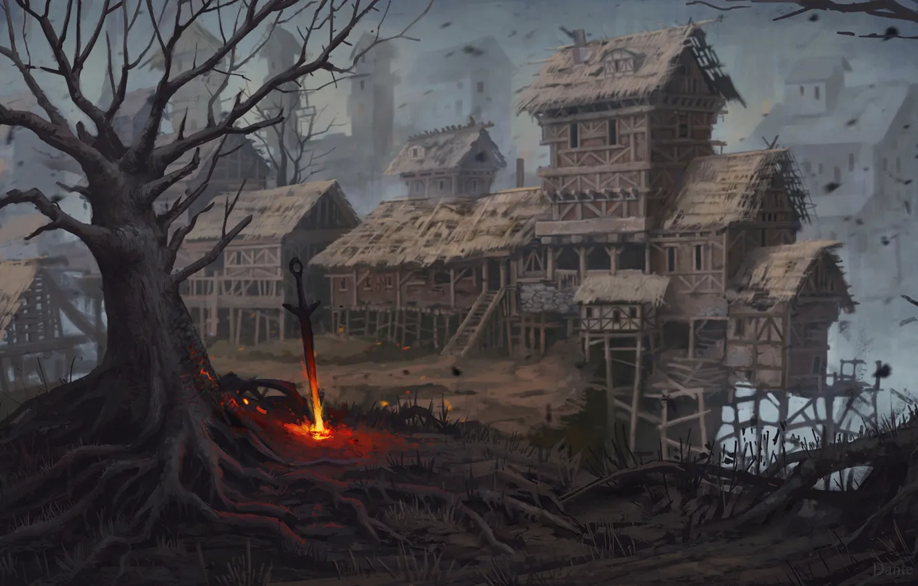 Photo wallpaper game, art, Namco Bandai Games, From Software, Dark Souls III