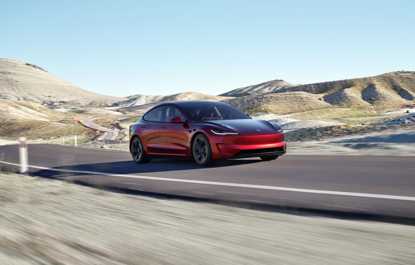 Photo wallpaper Tesla, 2024, Tesla Model 3 Performance