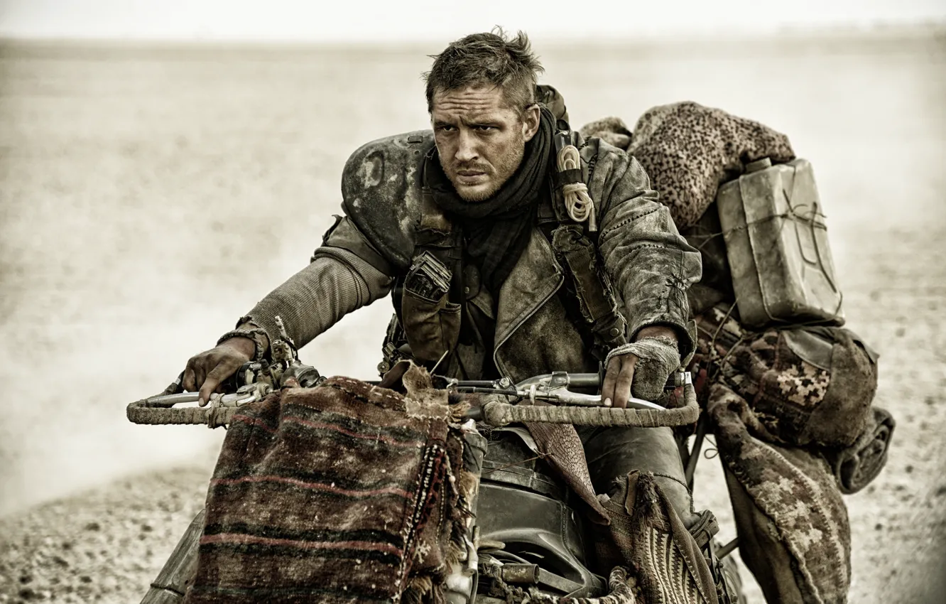 Photo wallpaper postapocalyptic, Tom Hardy, Tom Hardy, Mad Max, Fury Road, Mad Max, this moment, Road rage