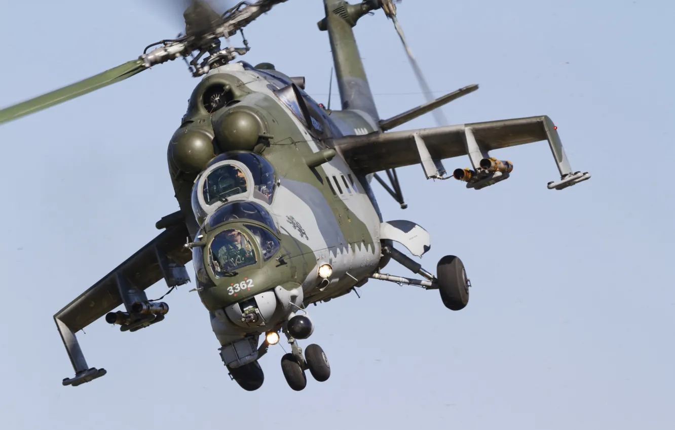 Photo wallpaper Mi-24, The Czech Republic, Hind, Czech air force, Mil Mi-35