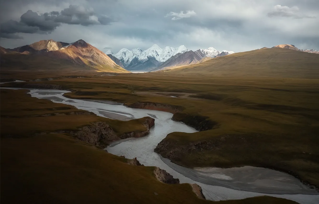Photo wallpaper Kyrgyzstan, Issyk-Kul, Echkili-Tash