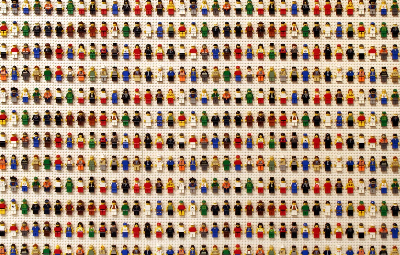 Photo wallpaper lego, toys, many