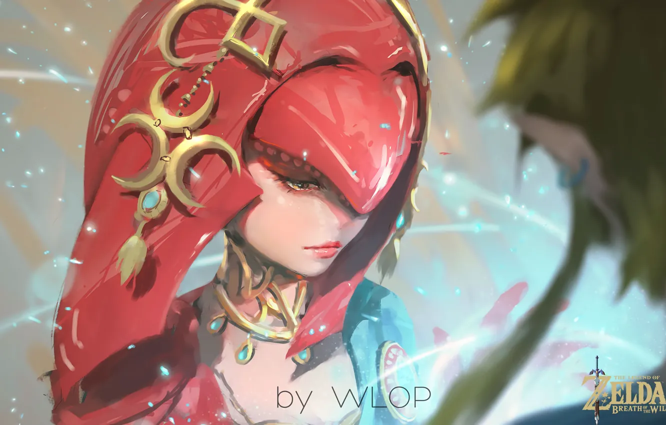 Photo wallpaper girl, fantasy, game, magic, painting, digital art, artwork, fantasy art