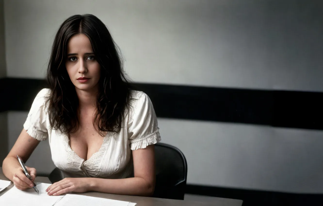 Photo wallpaper look, girl, handle