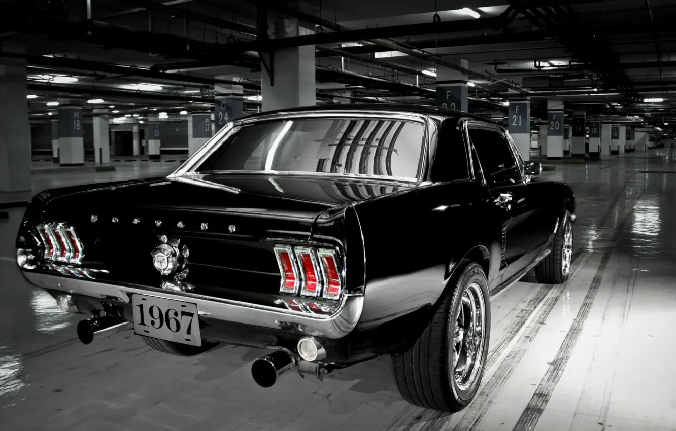 Photo wallpaper Mustang, Ford, Muscle Car