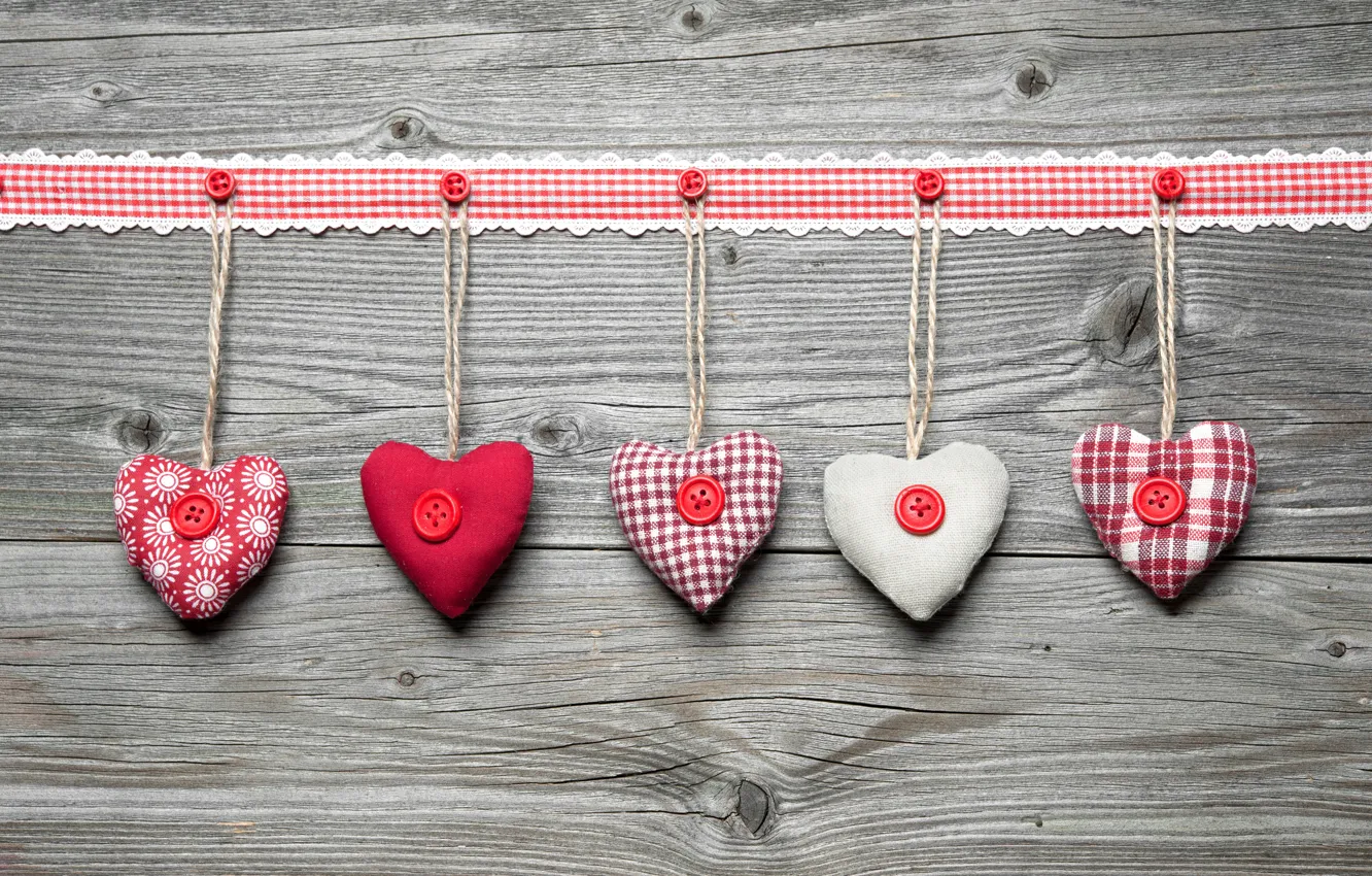 Photo wallpaper love, romance, hearts, love, heart, wood, romantic, Valentines