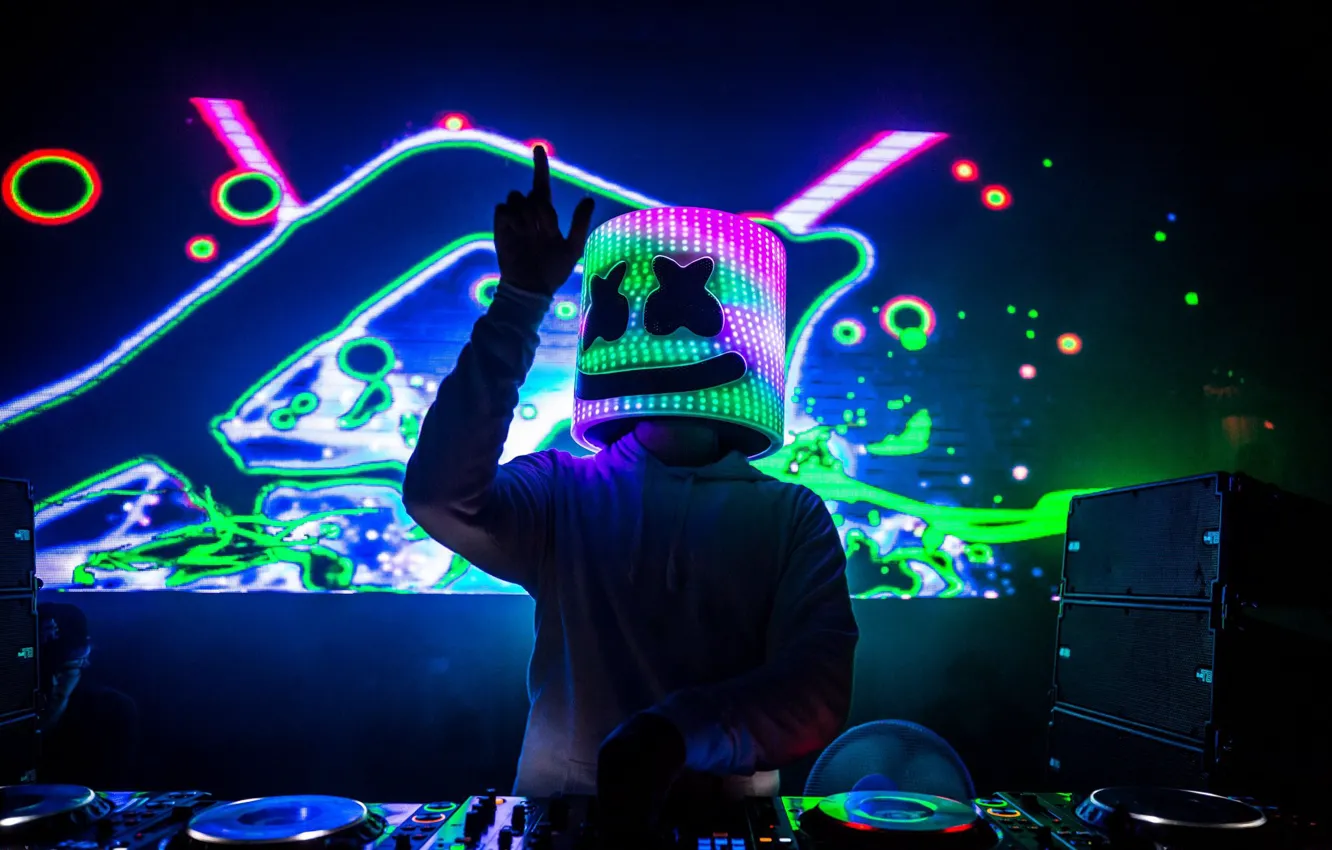 Photo wallpaper DJ, EDM, Marshmello, DJ