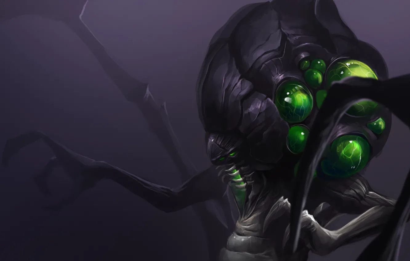 Photo wallpaper starcraft, art, Heroes of the Storm, moba, Abathur