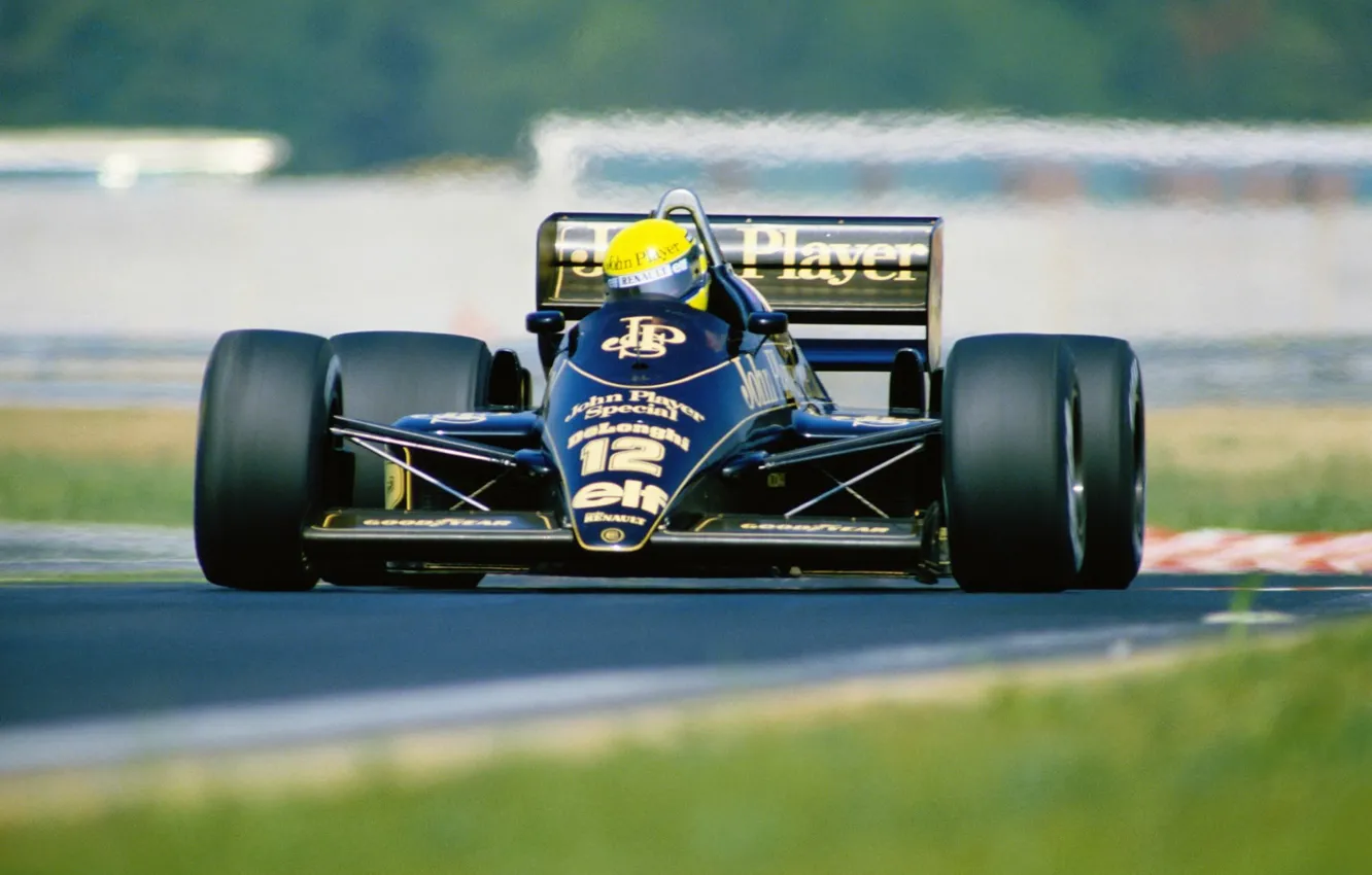 Photo wallpaper McLaren, helmet, Lotus, 1984, Formula 1, 1990, Legend, Ayrton Senna