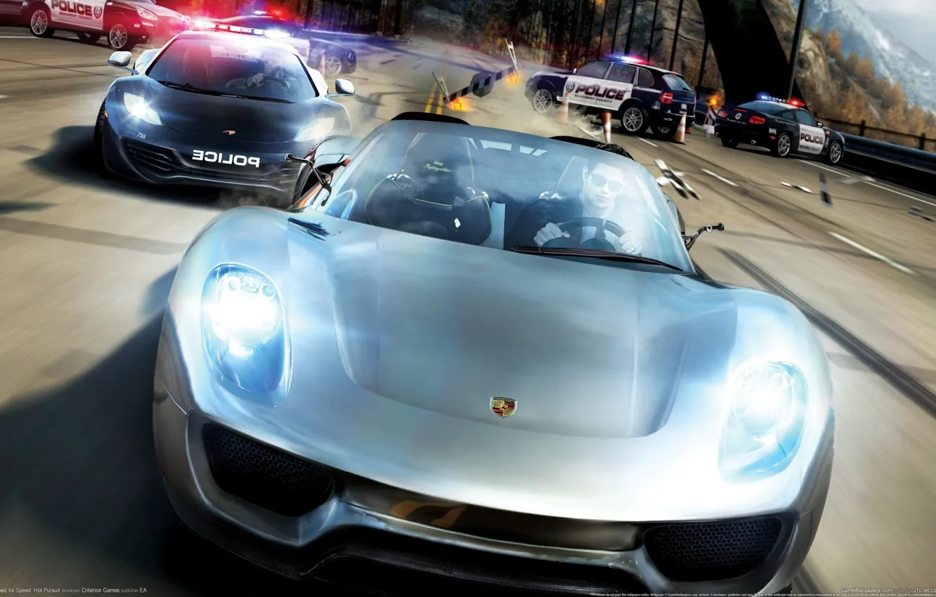 Photo wallpaper cars, Need for Speed, nfs, Expert, Hot Pursuit, COP