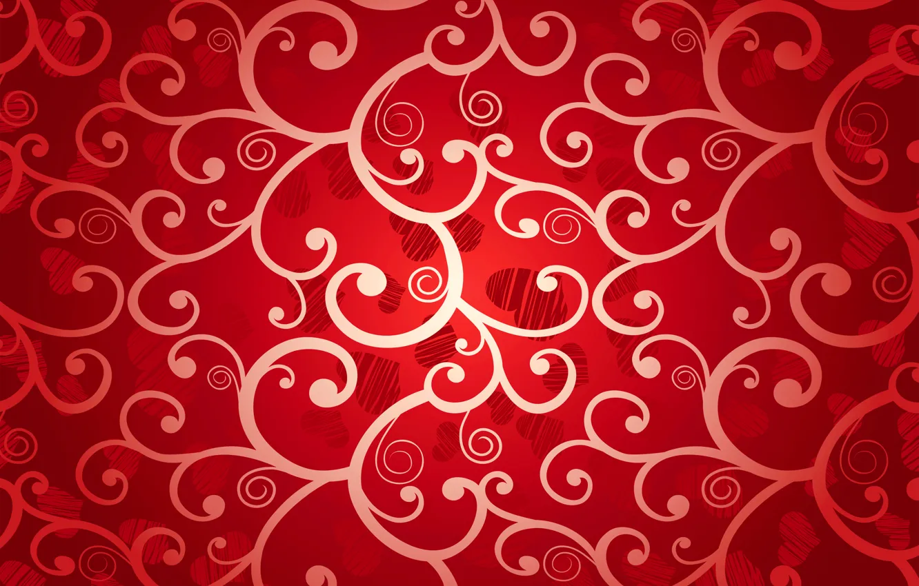 Photo wallpaper background, hearts, red, love, background, romantic, hearts, valentine