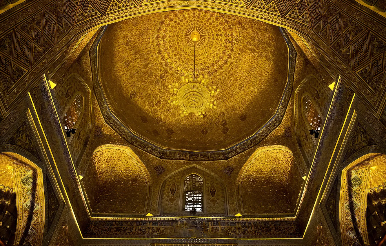 Photo wallpaper mosque, the dome, Uzbekistan, Samarkand