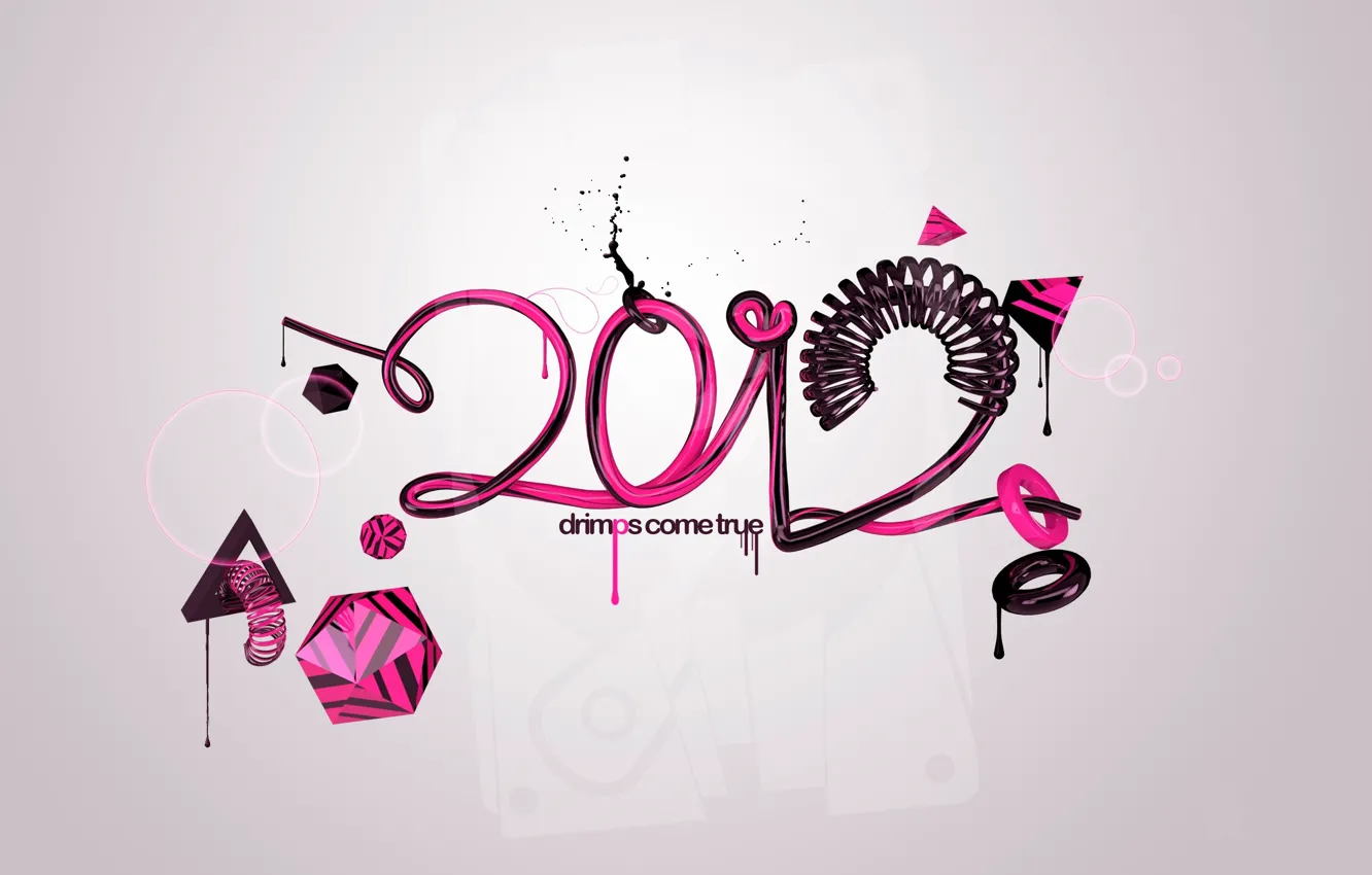 Photo wallpaper style, pattern, paint, colors, figure, 2012, style, patterns