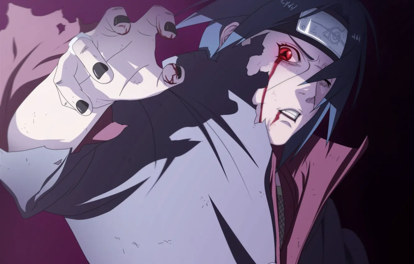 Photo wallpaper Anime, naruto, itachi